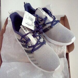 Adidas Questar Flow Pinstripe Pattern Women's Running Shoe Size US 10
